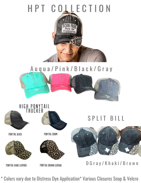 Ponytail Trucker Hat | Choose Your Design & Color