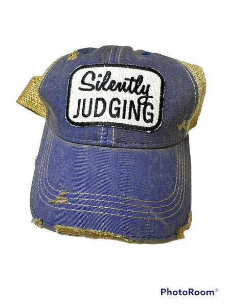 SILENTLY JUDGING - ROYAL BLUE VD