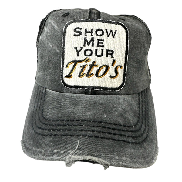 SHOW ME YOUR TITOS - BLACK BLACK